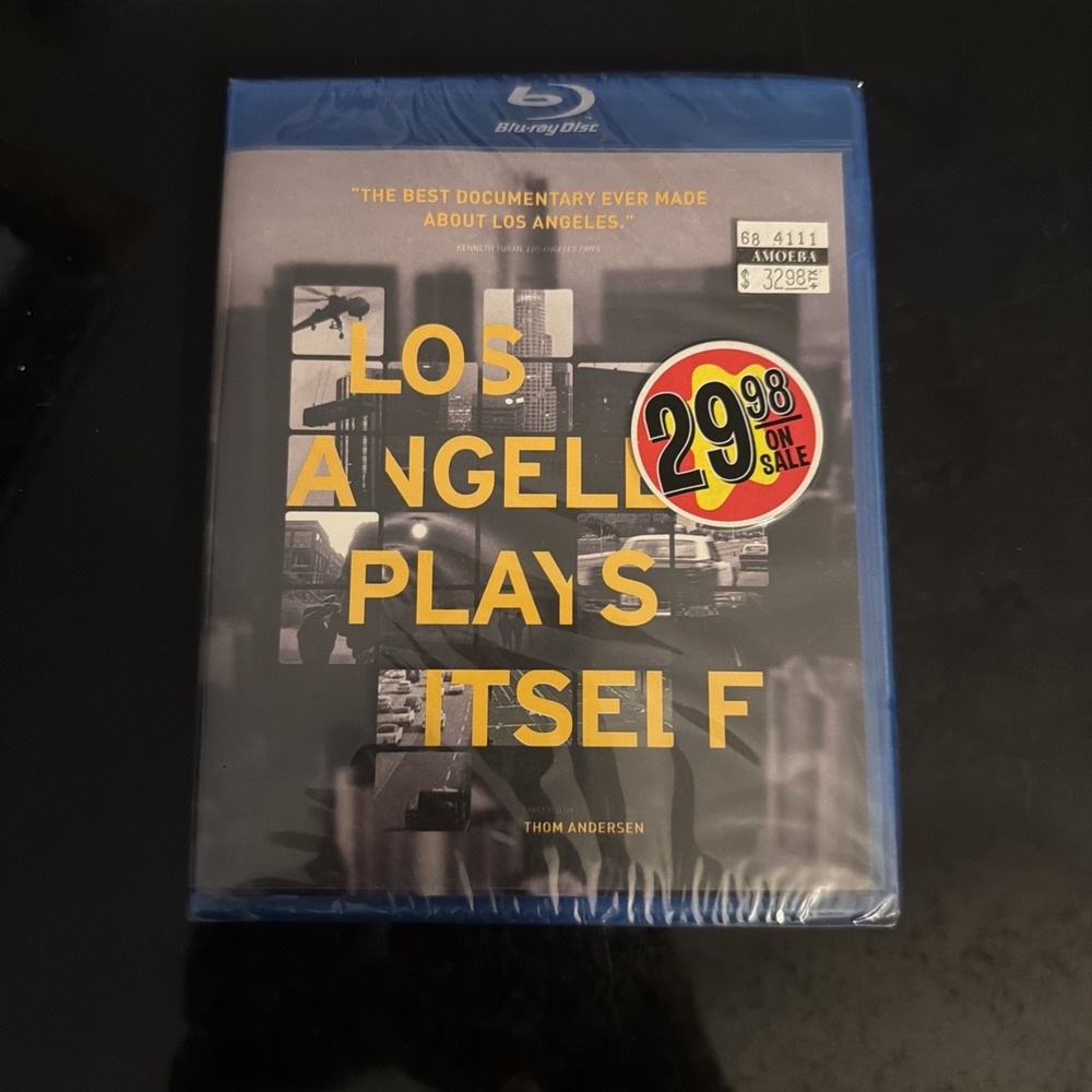 LOS ANGELES PLAYS ITSELF (Blu-ray, 2003/2013, Documentary) Thom Anderson NEW